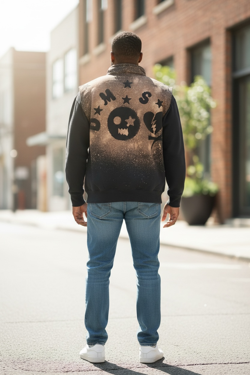 Urban Icon “Do More Say Less” Quarter-Zip Sweater – Urbanloner Edition