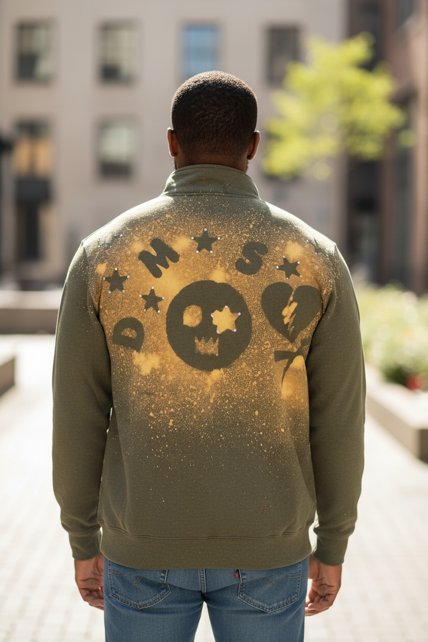 Urban Icon “Do More Say Less” Quarter-Zip Sweater – Urbanloner Edition