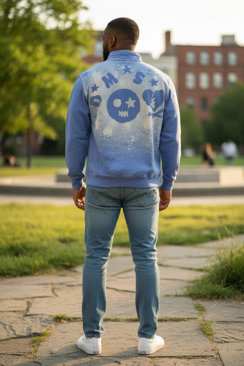 Urban Icon “Do More Say Less” Quarter-Zip Sweater – Urbanloner Edition