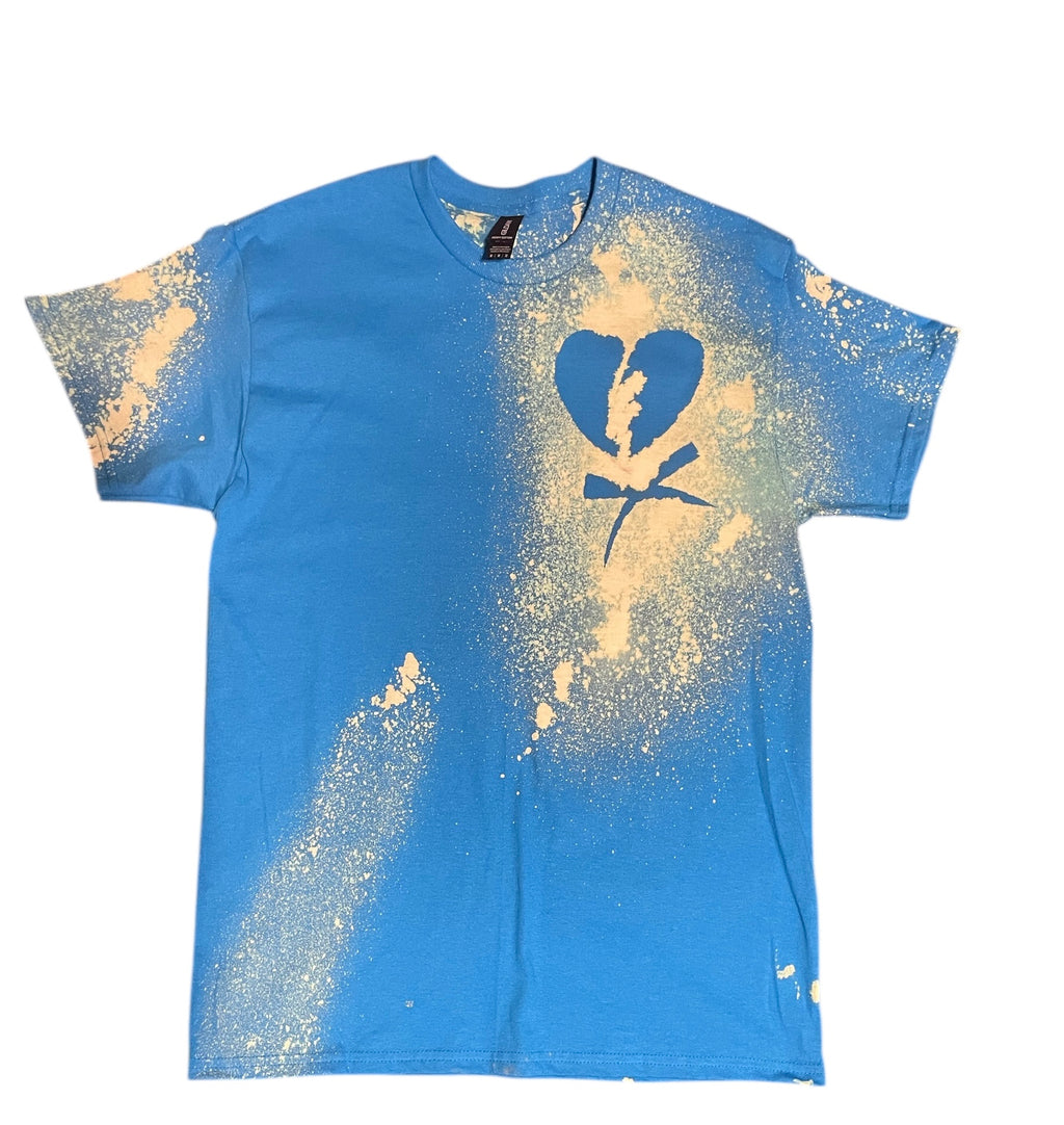 No Love – Sapphire Star Wash Tee (Medium)