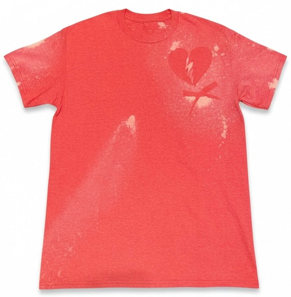 No Love – Crimson Wash Tee (Medium)